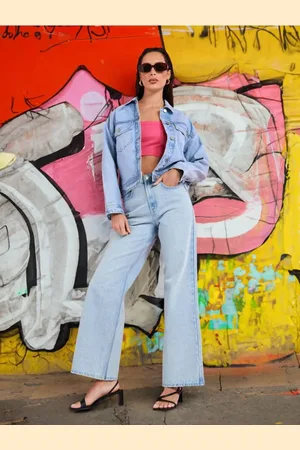 Sinsay Jeansy wide leg high waist