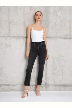 Sinsay Jeansy straight mid waist