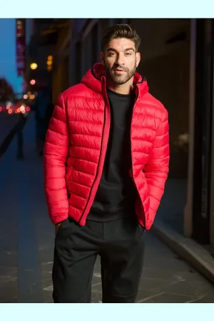 Sinsay Kurtka puffer z kapturem
