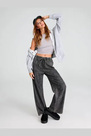 Sinsay Jeansy high waist z szerokimi nogawkami