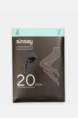 Sinsay Rajstopy 20 DEN w serduszka