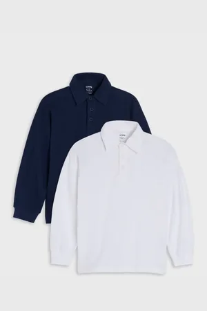 Sinsay Koszulka polo z długimi rękawami 2 pack