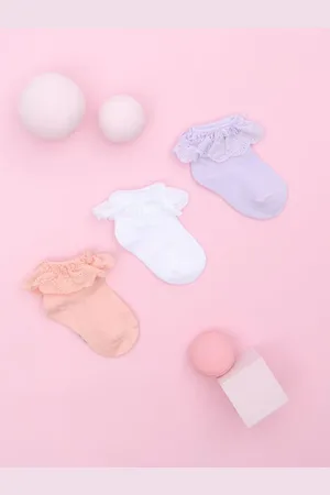 Sinsay Skarpetki z falbanką 3 pack