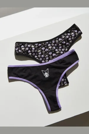 Sinsay Majtki stringi 2 pack Kuromi
