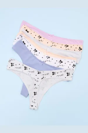 Sinsay Bawełniane stringi 7 pack