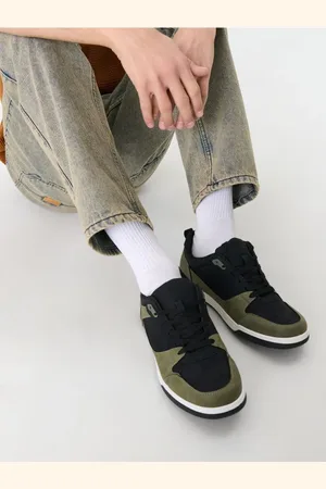 Sinsay Sneakersy z imitacji nabuku