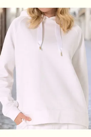 Sinsay Bluza hoodie z ozdobną tasiemką