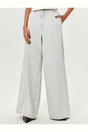 Sinsay Jeansy wide leg high waist