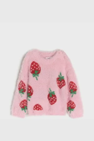 Sinsay Sweter w truskawki