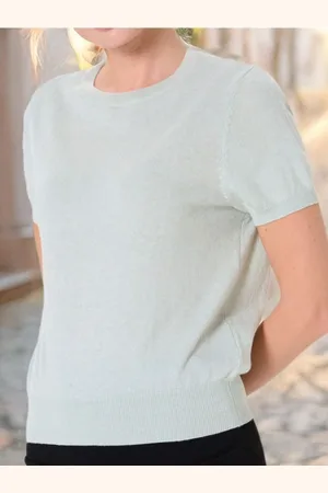 Sinsay Sweter z krótkim rękawem
