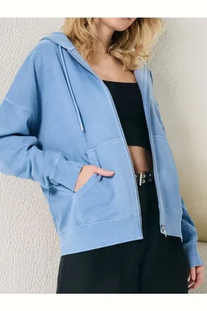 Sinsay Bluza z kapturem zapinana na zamek