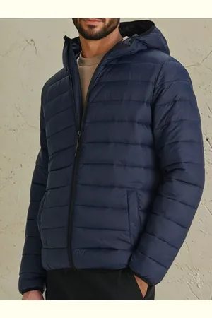 Sinsay Kurtka puffer z kapturem