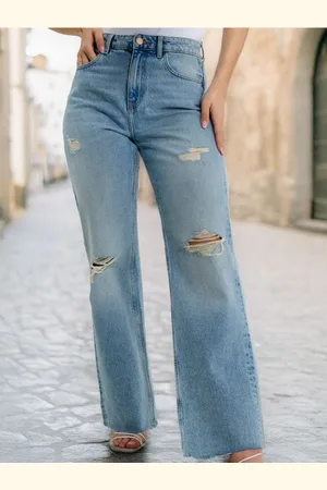 Sinsay Jeansy wide leg high waist