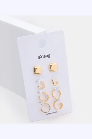 Sinsay Kolczyki 4 pack