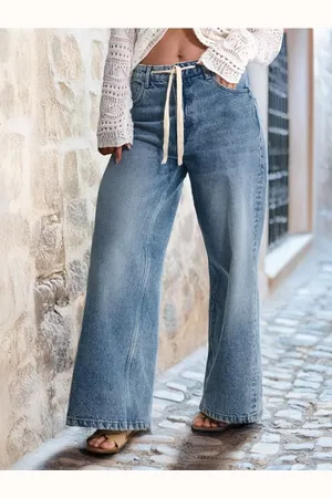 Sinsay Jeansy wide leg high waist