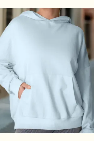 Sinsay Bluza hoodie z kieszenią