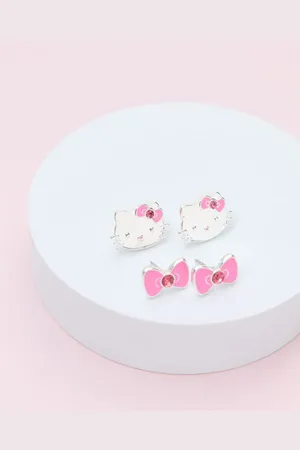 Sinsay Kolczyki 2 pack Hello Kitty