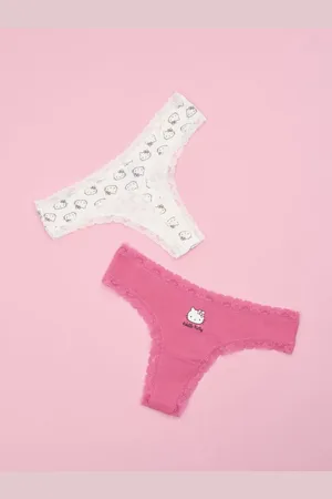 Sinsay Majtki stringi 2 pack Hello Kitty