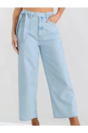 Sinsay Jeansy cropped wide leg