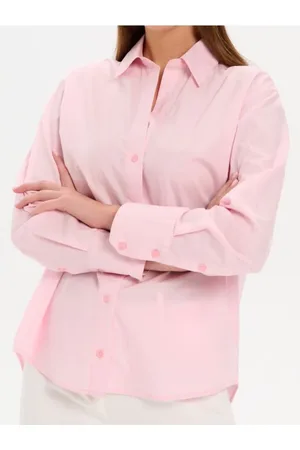 Sinsay Bawełniania koszula oversize