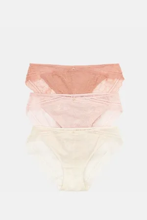 Sinsay Figi z koronką 3 pack