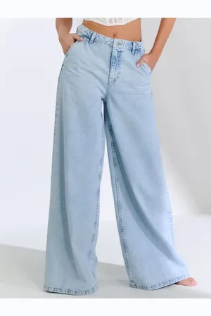 Sinsay Jeansy wide leg high waist
