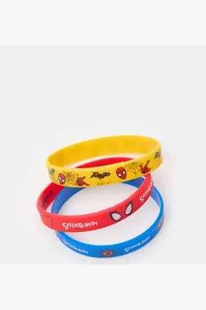 Sinsay Silikonowe bransoletki 3 pack Spider-Man