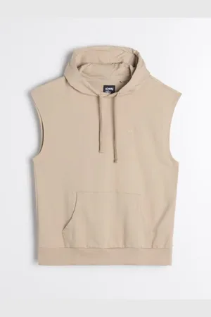 Sinsay Bluza bez rękawów z kapturem