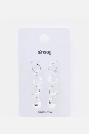 Sinsay Kolczyki 4 pack