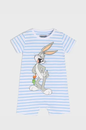 Sinsay Rampers w barwione paski Looney Tunes