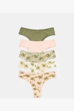 Sinsay Majtki brazilian w palmy 5 pack