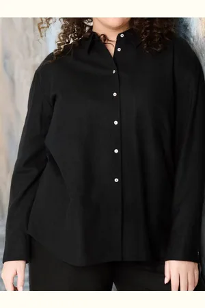 Sinsay Koszula z domieszką lnu PLUS SIZE