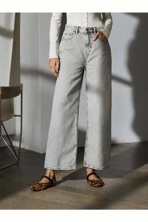 Sinsay Jeansy wide leg high waist