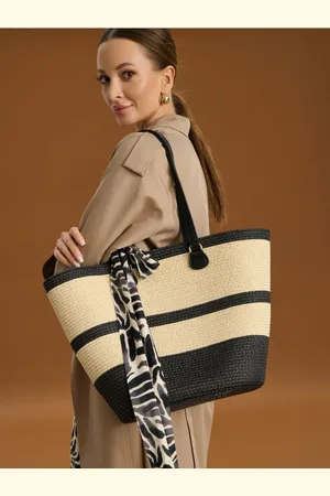 Sinsay Pleciona torebka shopper