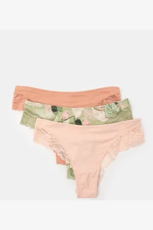 Sinsay Bawełniane majtki brazyliany 3 pack