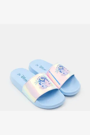 Sinsay Klapki z efektem holograficznym Stitch