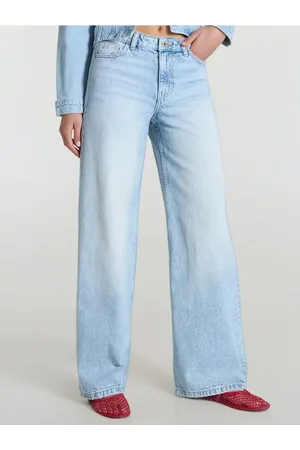 Sinsay Jeansy wide leg low waist