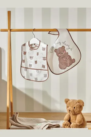 Sinsay Śliniaki z motywem misia 2 pack