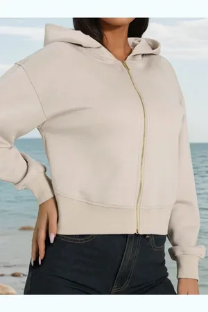 Sinsay Rozpinana bluza z kapturem soft touch