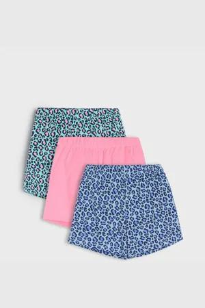 Sinsay Szorty z motywem zwierzęcym 3 pack