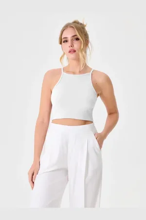 Sinsay Crop top na ramiączkach