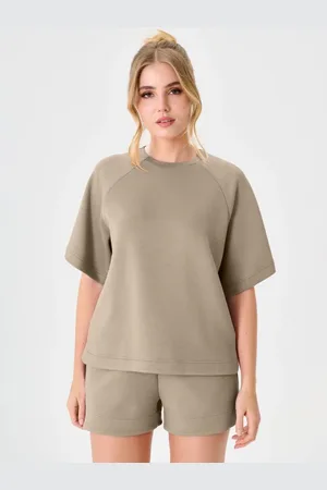 Sinsay Bluza z krótkim rękawem soft touch