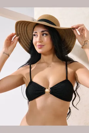 Sinsay Góra od bikini ze złotymi zdobieniami