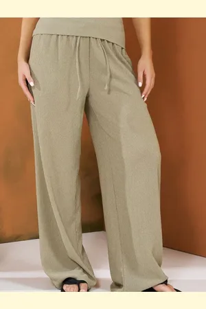 Sinsay Luźne spodnie wide leg
