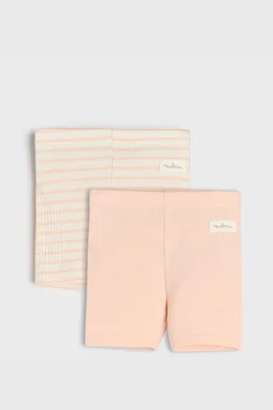 Sinsay Krótkie legginsy z ozdobną naszywką 2 pack