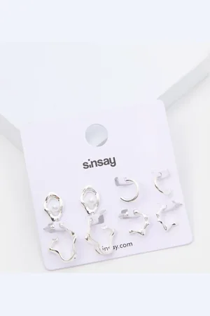 Sinsay Kolczyki 4 pack