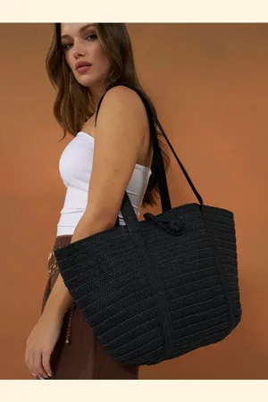 Sinsay Pleciona torebka shopper