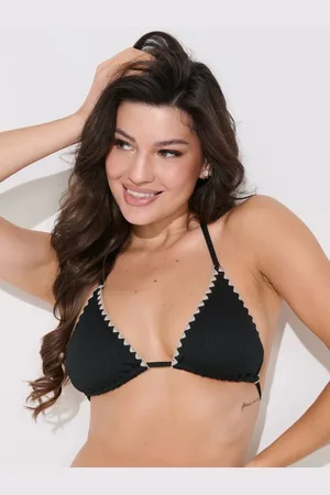 Sinsay Góra od bikini z dekoracyjnym brzegiem