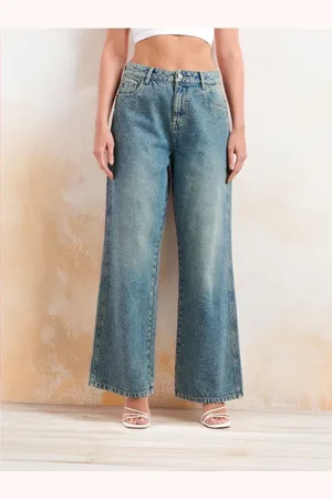 Sinsay Jeansy wide leg high waist