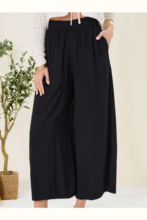 Sinsay Wiskozowe spodnie culotte